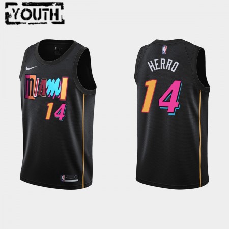Maillot Basket Miami Heat Tyler Herro 14 Nike 2021-22 City Edition Swingman - Enfant